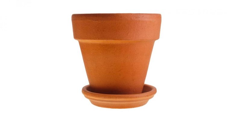 Der selbstgebaute Grill - Blumentopf bei Freizeit, Haus & Garten